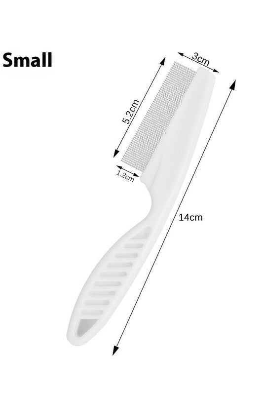 One-click self-cleaning pet brush removing loose fur and undercoat