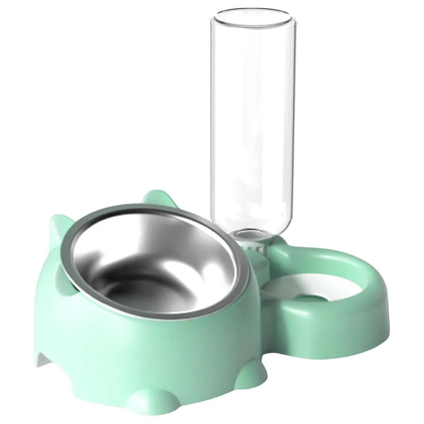 Safe and Pet Feeder Food and Water Dispenser Pet Bowl Bottle Feeder
