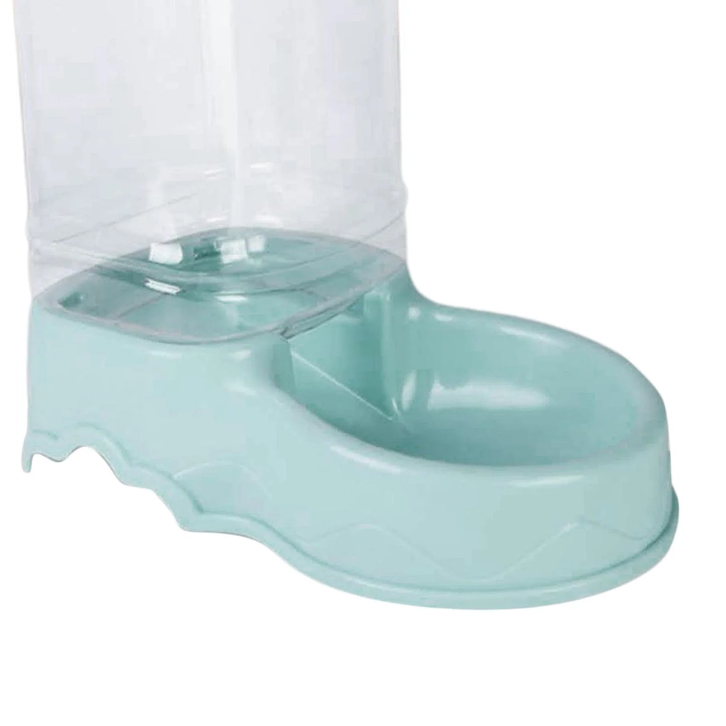 Automatic Cat Feeder, Automatic Pets Food Dispenser, Water Drinking Drinker Dish for Medium Small Pet Puppy Kitten Blue Food Feeder