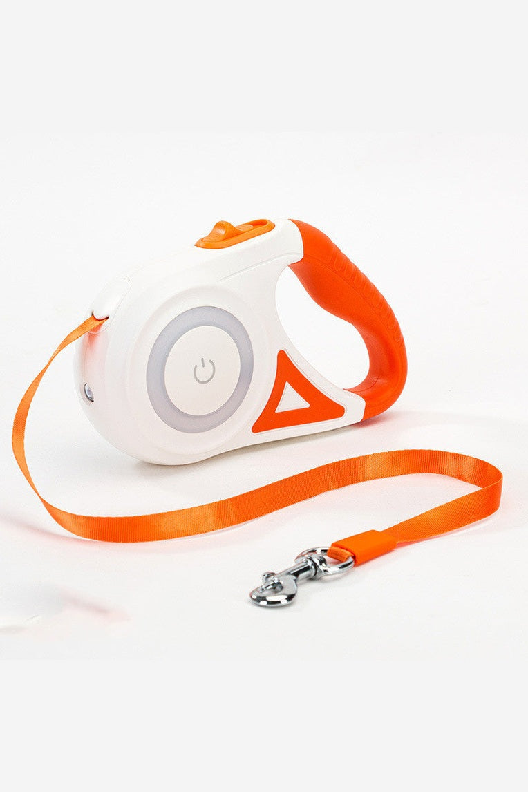  Automatic retractable system of dog leash with ergonomic handle