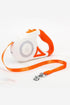  Automatic retractable system of dog leash with ergonomic handle