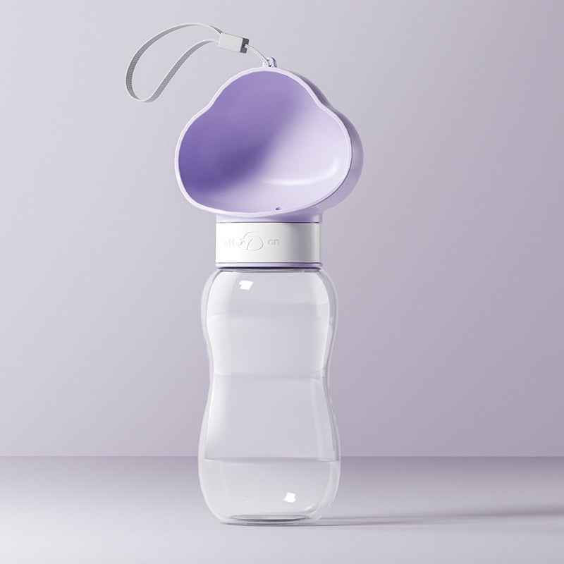 Leak-proof portable pet fountain with a wide drinking trough - dreamsforpet