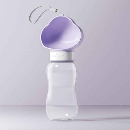 Leak-proof portable pet fountain with a wide drinking trough - dreamsforpet