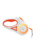 : Dog leash for small and medium sized dogs with LED spotlight for night visibility