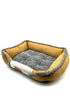  Comfortable round cat and dog bed with easy-care washable fabric