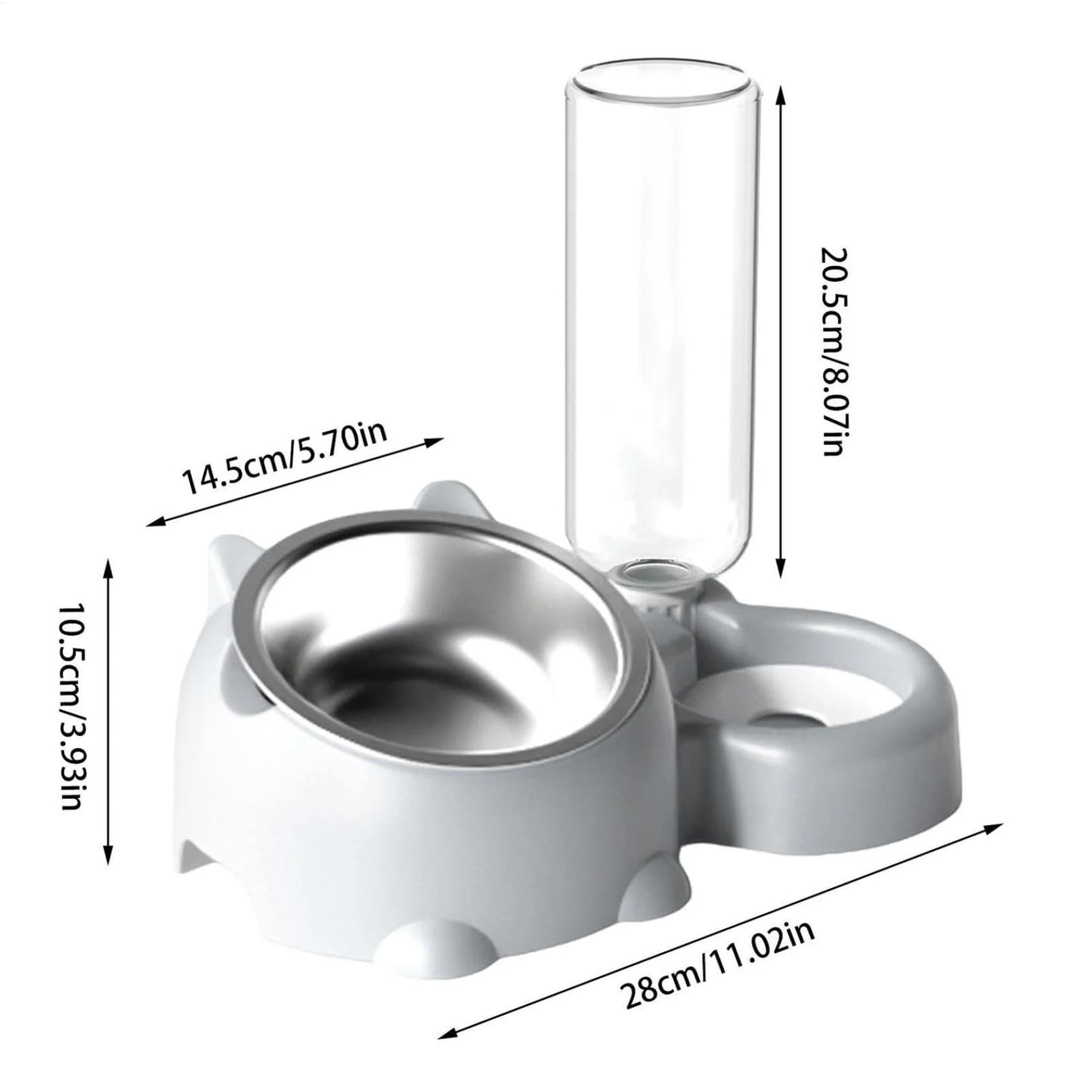 Safe and Pet Feeder  Food and Water Dispenser Pet Bowl Bottle Feeder